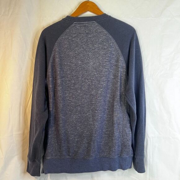 Billabong Crewneck Pullover Two Tone Sweater Front Pockets Mens Size Medium - Picture 5 of 10